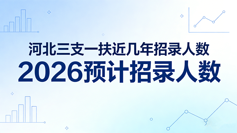 河北三支一扶近几年招录人数多吗?2026预计招录人数